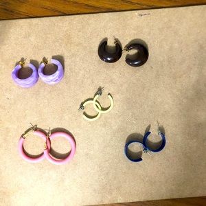 5 Earring sets